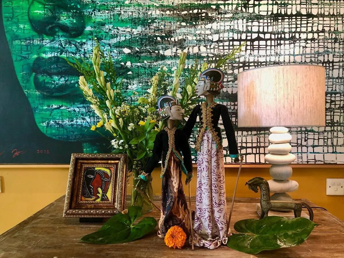 Vila Where Art and Relaxation Meet in Tropical Paradise Ubud Indonésie